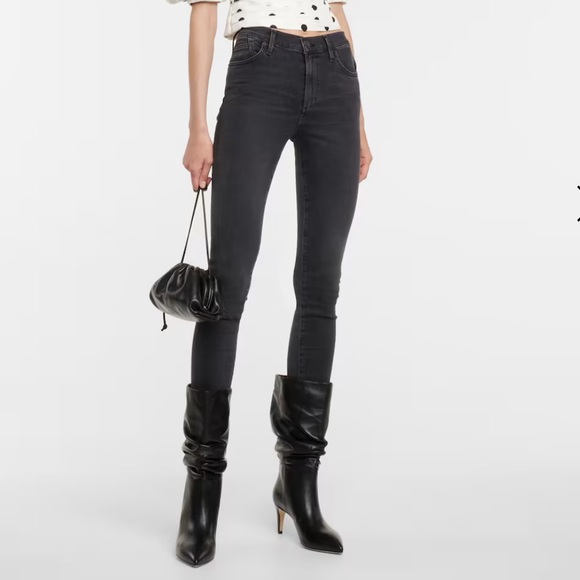 Citizens of Humanity “Rocket” high rise skinny in distressed black in size 26. - Picture 2 of 11